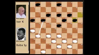 Baba Sy vs Iser Kouperman | World Championship KNDB 1960 | Calculations and Judging Positions