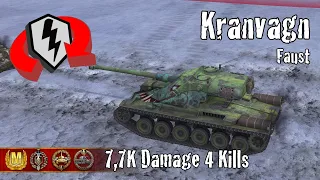 Kranvagn  |  7,7K Damage 4 Kills  |  WoT Blitz Replays