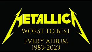 Ranking EVERY song on each METALLICA album (1983-2023)