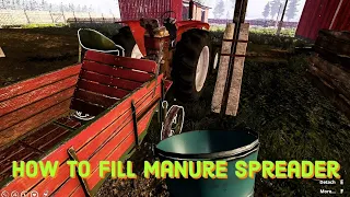 How to fill manure spreader? Farmer's Life.