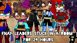 FNAF leaders stuck in a room for 24 hours || Gacha Club || FNAF