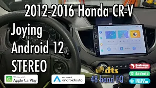 2012-2016 Honda CRV Android 12 Navigation Stereo Upgrade - NEW 10.1 Joying JY-HZ146N8 W/ DTS AUDIO