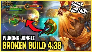 WUKONG BROKEN BUILD FOR PATCH 4.3B (GODLY SUSTAIN) - WILD RIFT