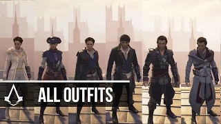Assassin's Creed Syndicate - All Outfits for Evie & Jacob Frye (How to Unlock) "Showcase"