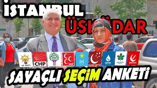 (SAYAÇLI) BU PAZAR GÜNÜ SEÇİM OLSA ÜSKÜDAR HALKI HANGİ PARTİYE OY VERECEK ? İŞTE CEVAPLAR...