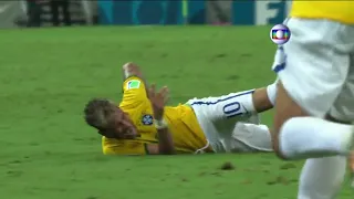 Neymar sofre fratura na vértebra e está fora da Copa