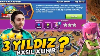 KASIM ELEME MÜCADELESİ 3 YILDIZ NASIL ALINIR? - CLASH OF CLANS