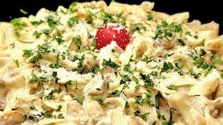 The best recipe for chicken pasta with white sauce| Delicious pasta recipe