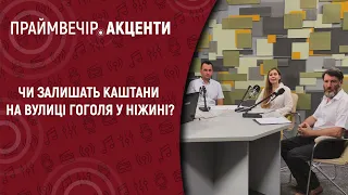 Чи залишать каштани на вулиці Гоголя у Ніжині? | Праймвечір. Акценти