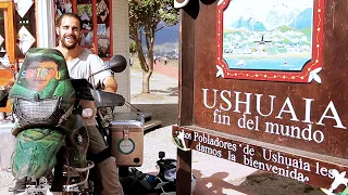 VIAJE a USHUAIA en MOTO 🇦🇷 ¿Cómo SE LLEGA al FIN DEL MUNDO? | Episodio 16 - Vuelta al Mundo en Moto