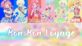 Aikatsu Stars! Bon Bon Voyage - Elza, Kirara, Rei, Aria & Laura, Yume - Full Lyrics + Mix