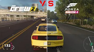 FORZA HORIZON 4 VS CREW 2 - MUSTANG (GRAPHICAL COMPARISON)