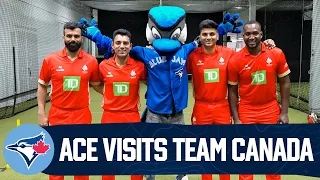 ACE learns Cricket from the Canadian National Team!