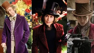 L'evoluzione di Willy Wonka nei film (dal 1971 al 2023)