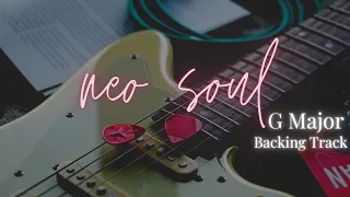 Smooth Neo soul Backing Track For Guitar . G major . R&B .BT126
