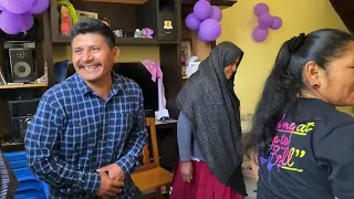 Cumpleaños  de doña Anastacia Cruz Gómez Festejando En Santa Cruz Mixtepec