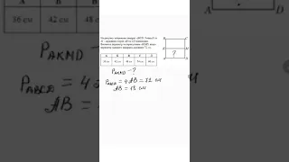 Підготовка до ЗНО з математики. Визначити периметр чотирикутника
