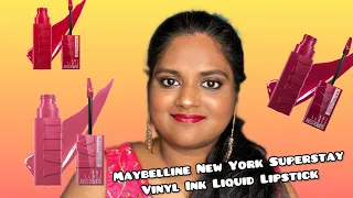 Trying the New Maybelline New York Superstay Vinyl Ink Liquid Lipstick - lipstick for dusky skin