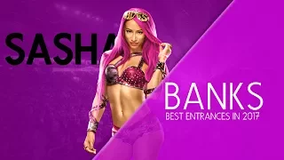 WWE Sasha Banks Best Entrances in 2017