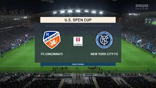 FC Cincinnati vs New York City FC | U.S. Open Cup 10th May 2023 Full Match FIFA 23 | PS5™ [4K HDR]