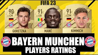 FIFA 23-BAYERN MUNCHEN PLAYERS RATINGS