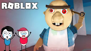 Baby Bobby's Daycare In Roblox - Scary Baby Obby Game | Khaleel and Motu Gameplay