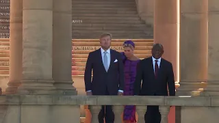 Dutch royal couple meet South African president in Pretoria