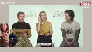 Timothée Chalamet, Saoirse Ronan and Florence Pugh new interview for Little Women