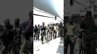 Ghana, Sierra Leone, and Liberia Military Personnel Join in Song