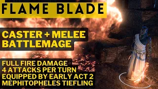 Best Way To Build A Fire Spell Blade (Baldur's Gate 3)