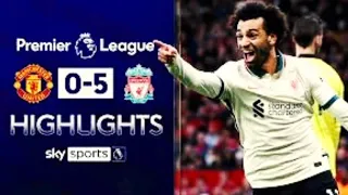 Highlights : Manchester United 0-5 Liverpool | Salah hat-trick Stuns Old trafford Big Match 2021