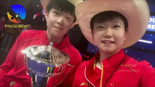 The new Xu Xin + Liu Shiwen (Mixed Double Champion WTTC 2021)