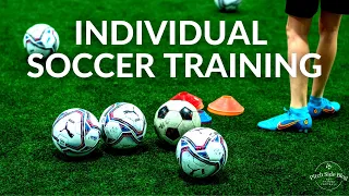 Full Individual Soccer Training Session | Ball Control, Dribbling, and Shooting | Train By Yourself