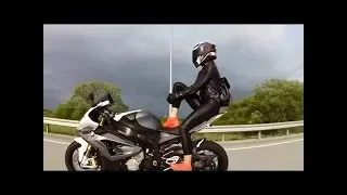 MOTORCYCLE FAIL & WIN  COOL GIRL ON MOTO