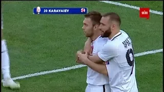 Заря - Львов - 2:1. Гол: Караваев (90+1')