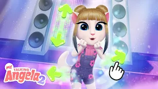 💃⭐ Let’s Go Dance! My Talking Angela 2 #shorts