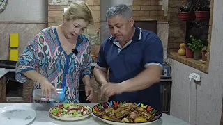 ЖАРЕННАЯ🍗 КУРИЦА с 🥔КАРТОШКОЙ! (Казан🔥 кабоб с курицей). Меню на Ифтар.💖