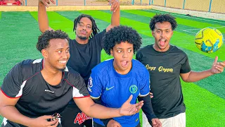 EXTREME FOOTBALL CHALLENGES w/ Qays Qayser, Maaweell & Hanad Bandz