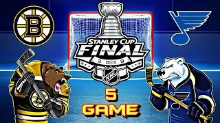 Сент-Луис Блюз - Бостон Брюинз. Финал. Игра 5 | St  Louis Blues vs Boston Bruins. Final. Game 5