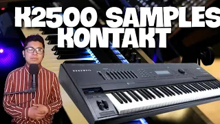 🔥 K2500 | Samples para KONTAKT|  Un teclado Vintage con sonidos GENIALES | LIBRERIA REVIEW