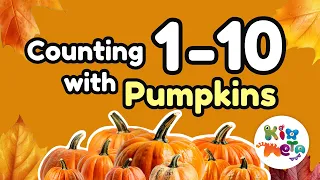 Count 1 to 10 | Counting Pumpkins | Learning Numbers 1-10