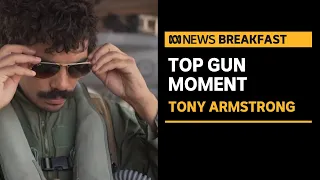 Tony Armstrong gets his Top Gun moment in an EA-18G Growler | ABC News