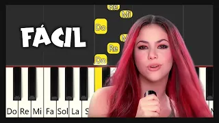 Shakira - Ojos Así - PIANO TUTORIAL - PIANO FÁCIL CON NOTAS