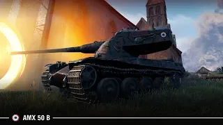 AMX 50 B | Отличный бой на карте Студзянки