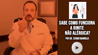 Sabe como funciona a Rinite não alérgica?