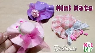 DIY Miniature Hat for Dollhouse | How to make a Mini Hat