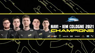 NaVi winning moment  / IEM Cologne 2021 / CSGO HIGHLIGHTS