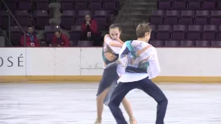 2015 ISU Jr. Grand Prix- Colorado Springs Free Danec Sofia POLISHCHUK / Alexander VAKHNOV RUS