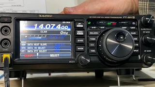 How-To setup your Yaesu FT-991A for the FT8 data mode and WSJT-X