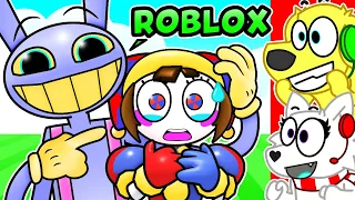 Survive AMAZING DIGITAL CIRCUS in Roblox (ALL LEVELS)